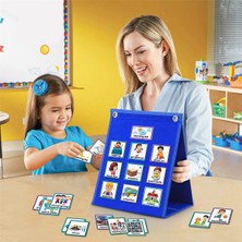 Fiona Çocuklar Için Görsel Program 70 Kart Takvimi ile Günlük Rutin Tablosu Okul Için Cep Otizm Öğrenme Davranış Aracı (Yurt Dışından)