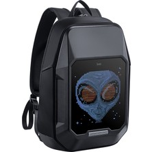 Divoom Pixoo Cyberbag Siyah Piksel LED Ekranlı Sırt Çantası