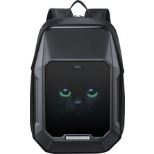 Divoom Pixoo Cyberbag Siyah Piksel LED Ekranlı Sırt Çantası