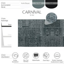 Cool Halı Carnival Gri Halı Patchwork Halı Yolluk Dokuma Şönil Halı Eskitme Vintage Yıkanabilir Mutfak Halısı