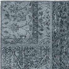 Cool Halı Carnival Gri Halı Patchwork Halı Yolluk Dokuma Şönil Halı Eskitme Vintage Yıkanabilir Mutfak Halısı