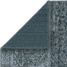 Cool Halı Carnival Gri Halı Patchwork Halı Yolluk Dokuma Şönil Halı Eskitme Vintage Yıkanabilir Mutfak Halısı