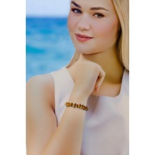 Pozitif Doğal Taş Kehribar Bileklik Kırıktaş 326-3