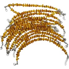 Pozitif Doğal Taş Kehribar Bileklik Kırıktaş 326-3