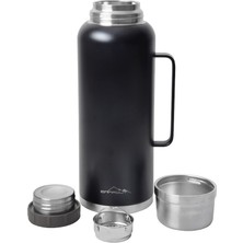 Nurgaz Campout Çift Katmanlı Termos 2600 ml Siyah