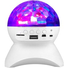 Qasul L740 Disko Topu LED Işıklı Şarjlı Bluetooth Hoparlör