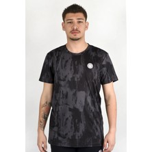 Parçalı Desen Tshirt