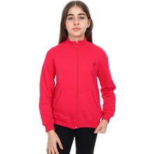 Toontoy Kız Çocuk Nakışlı Hırka