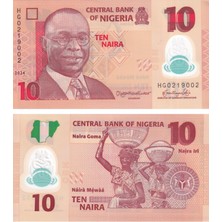 Benim Koleksiyonum Nijerya, 10 Naira (2024) Polimer Çil