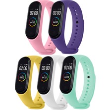 Hoffice Xiaomi Mi Band 3 ve Mi Band 4 Uyumlu Yüksek Kalite Silikon Kordon Seti