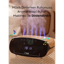 Speaker Özellikli Bluetooth Işıklı Hava Nemlendirici Aroma Difüzör Hava Nemlendirici 500ML