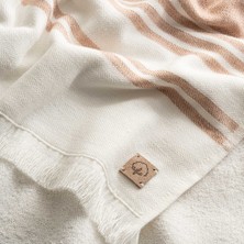 Ecocotton Erva 2'li Banyo Havlusu Seti  Organik Pamuk Keten Melanj Terra 70 x 140  cm