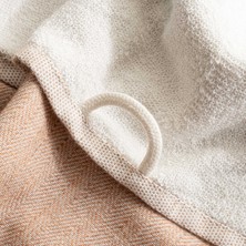 Ecocotton Erva 2'li Banyo Havlusu Seti  Organik Pamuk Keten Melanj Terra 70 x 140  cm