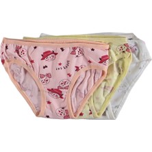 Kız 2-13 Yaş Karışık Desenli Slip Külot