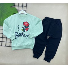 Kız 2/5 Yaş Baskılı 2 Ip Eşofman Takım