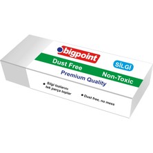 Bigpoint Dust-Free Silgi Beyaz - Büyük Boy 20'li Kutu