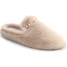 Macarena Kadın Terlik/ Panduf ( Ev ) ANAI146-MK Macarena Groseto Beige-Beige