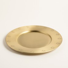 Emirgan Pirinç Supla 32X25 cm Gold