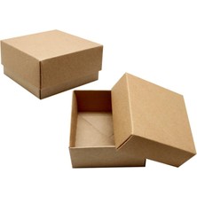Kraft Kapaklı Kutu 12'Li 8X8X4 Cm