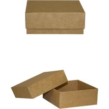 Karton Kapaklı Kutu 10X10X4 Cm 12'Li