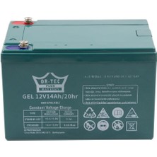 Or-Tec Ortec 12V 14AH Elektrikli Bisiklet Jel Akü