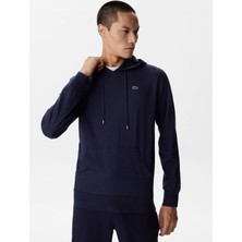 Lacoste Erkek Regular Fit Kapüşonlu Lacivert Sweatshirt