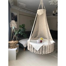 Makrome Salıncak Hamak Büyük Model