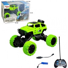 Mavi Su Dünyası Uzaktan Kumandalı, Full Fonksiyonlu, Şarjlı, Büyük Teker Off Road Jeep Araba