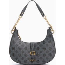 Guess Kuba Top Compartment Monogram Omuz Çantası
