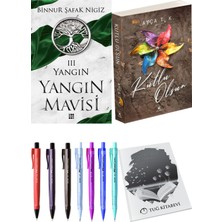 Kutlu Olsun ve Dokuz Yayınları Yangın Mavisi 3 Yangın Binnur Şafak Nigiz + Hediyeli