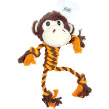 Kedi ve Köpekler Için Maymun Figürlü Diş Ipliği