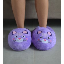 Özgüner Oyuncak Ayıcı Oyuncak Sevimli Hayvan Desenli Salaş Boyut Pelüş Terlik