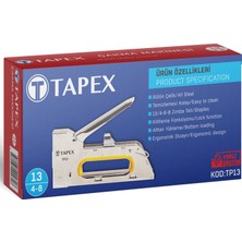 Tapex Zımba Çakma MAKİNASI13/4-6-8