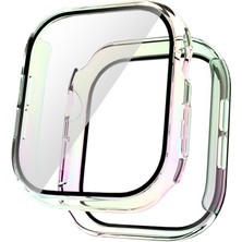 AktarMobile Apple Watch 10 42 mm Uyumlu Ekran Koruyucu Kasa Koruma Electroplate Parlak Tasarım Tam Koruma
