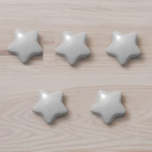SUME 5 Adet Modern Yıldız Kulp Bebek Çocuk Genç Odası Çekmece Dolap Mobilya Kulpu