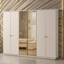 Eymense Masal Modern 6 Kapaklı Gardırop Dolap