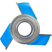 Ronia Ahşap Freze Bıçağı 05T-14253035R35  Sert Metal Plaketli Balık Sırtı Freze Ucu 35 mm