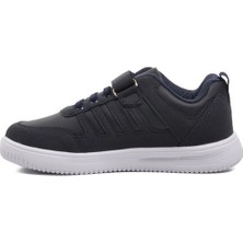 Walkway F Lacivert Beyaz Cırtlı Çocuk Sneaker