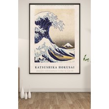 Bs Baskı A3 Katsushıka Hokusaı Baskılı Poster
