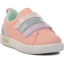 Walkway Pudra Mint Kız Cırtlı Çocuk Sneaker