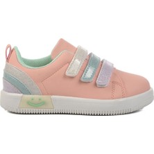 Walkway Pudra Mint Kız Cırtlı Çocuk Sneaker