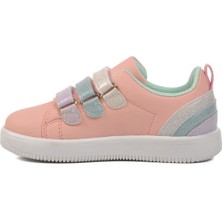 Walkway Pudra Mint Kız Cırtlı Çocuk Sneaker