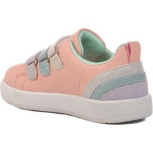 Walkway Pudra Mint Kız Cırtlı Çocuk Sneaker