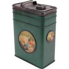 Çerçici Dekoratif Metal Yakıt Bidonu Kumbaralı