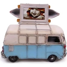 Çerçici Dekoratif Metal Minibüs Çerçeveli ve Kumbaralı