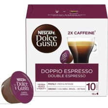 Nescafe Dolce Gusto Doppio Espresso Extra Cafein 16 Kapsül Kahve