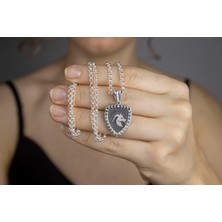 Giby Jewel Oğlak Burcu 925 Ayar Gümüş Madalyon Kolye