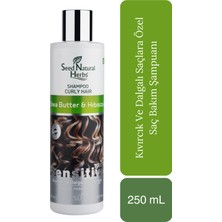 Seed Natural Herbs Shea Butter & Hibiscus Kıvırcık ve Dalgalı Saçlara Özel Saç Bakım Şampuanı Sülfatsız 250 ml