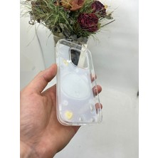 Piyasa Sepeti Apple iPhone 15 Ayıcık Tasarım Aynalı Taşlı Kılıf