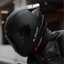 Ls2 Rapid 2 Mat Siyah Full Face Motosiklet Kaskı Siyah Vizörlü